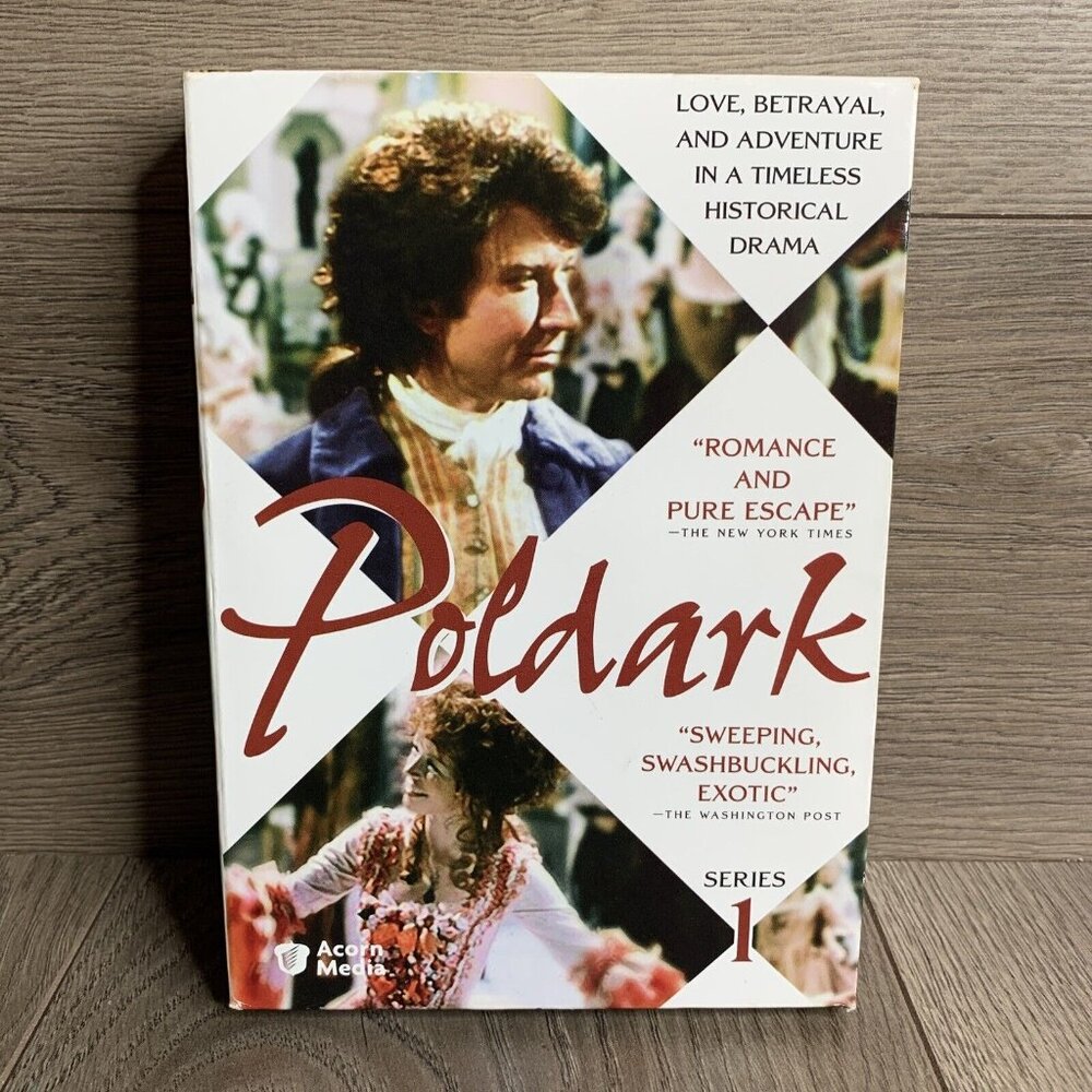 Poldark Series One Season 4 Disc— RARE OOP PBS Masterpiece Theater ACORN